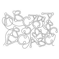 abc dotted font pano 001